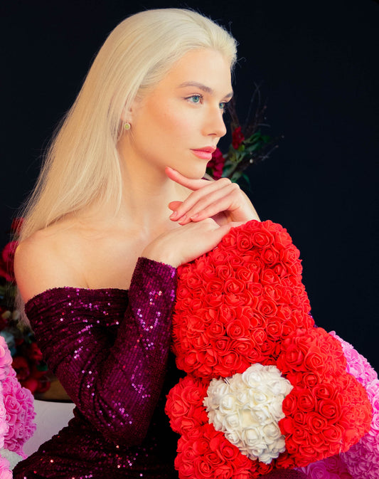 ROSE BEAR RED - LARGE image 0