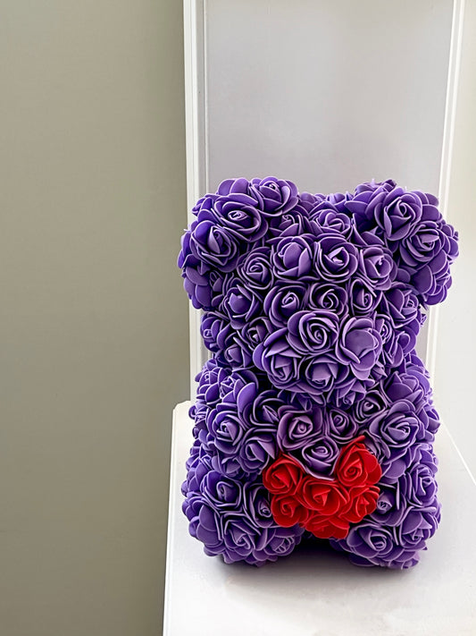 Purple Rose Bear image 0